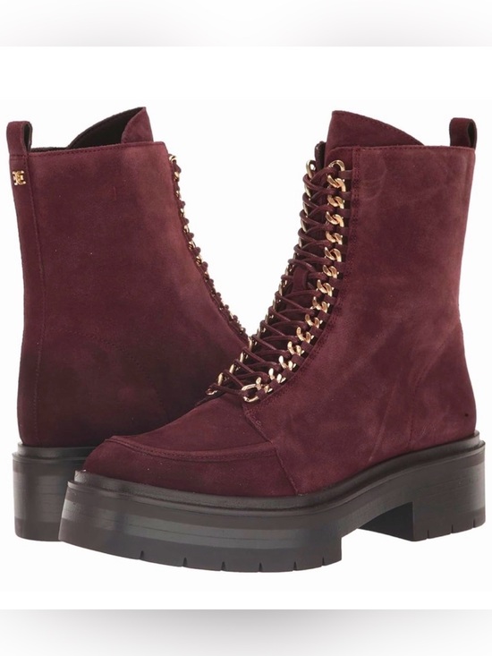 Sam Edelman Shoes - Sam Edelman Women's Lovrin Lace up Platform Combat Boot in Spiced Pecan color